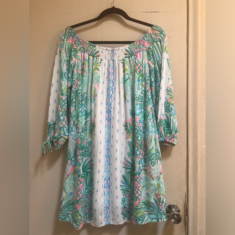 Lilly Pulitzer Jamielynn Off-Shoulder Dress (Sz. S)